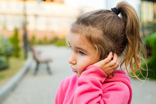 Child Experiencing Ear Pain