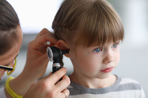 Child Having an Ear Exam