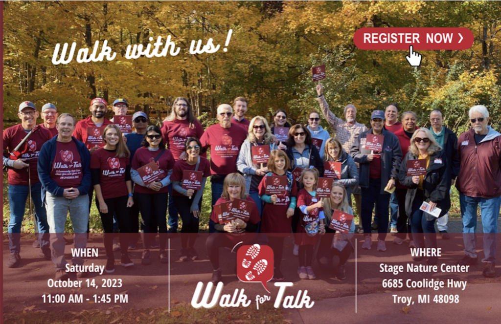 4TH ANNUAL WALK FOR TALK BENEFITING DYSPHONIA INTERNATIONAL