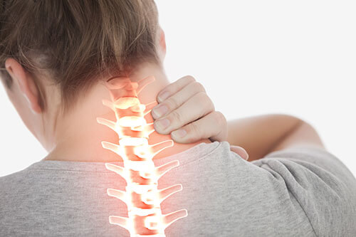 Woman Experiencing Neck Pain